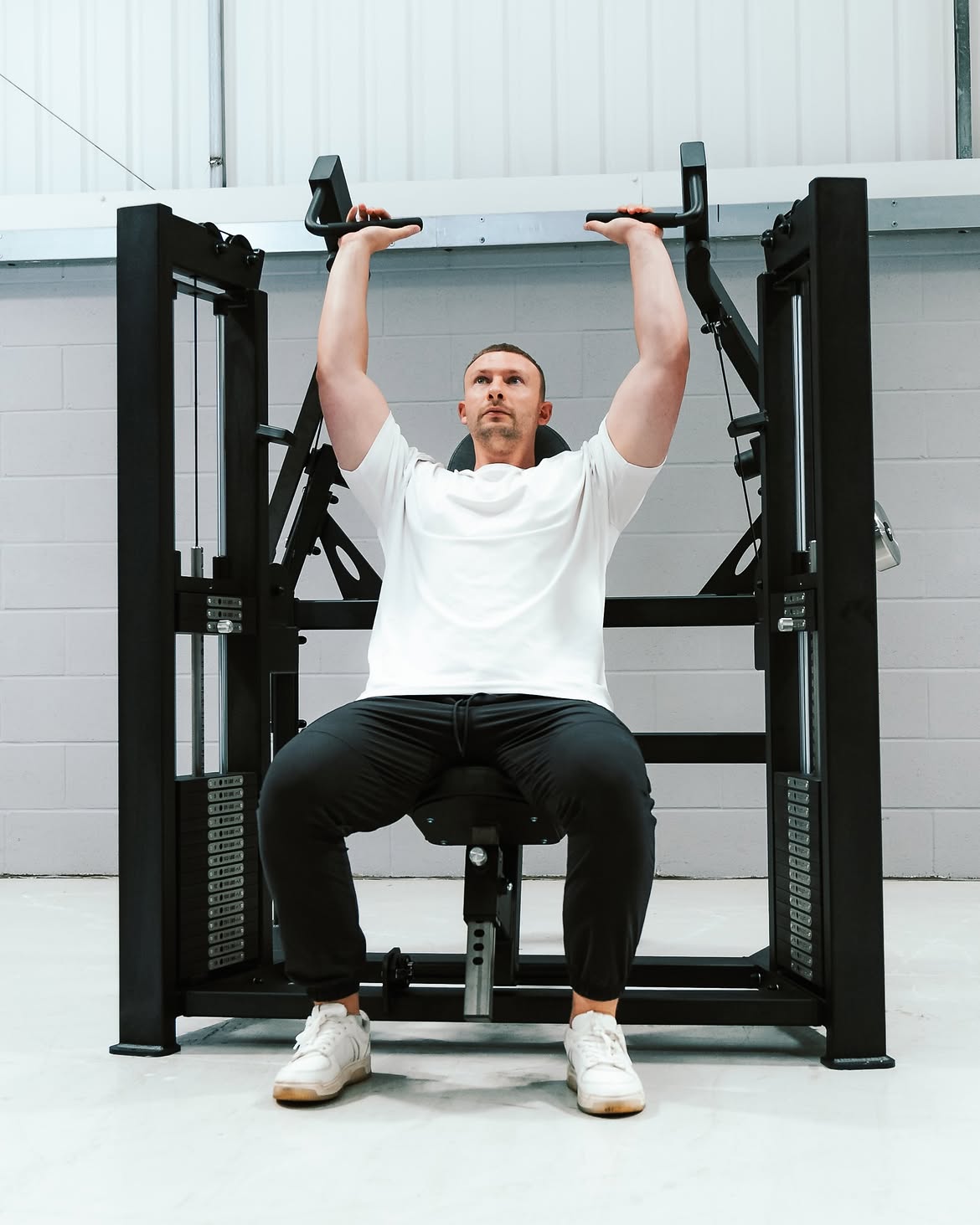 The Animal Dual Stack Shoulder Press