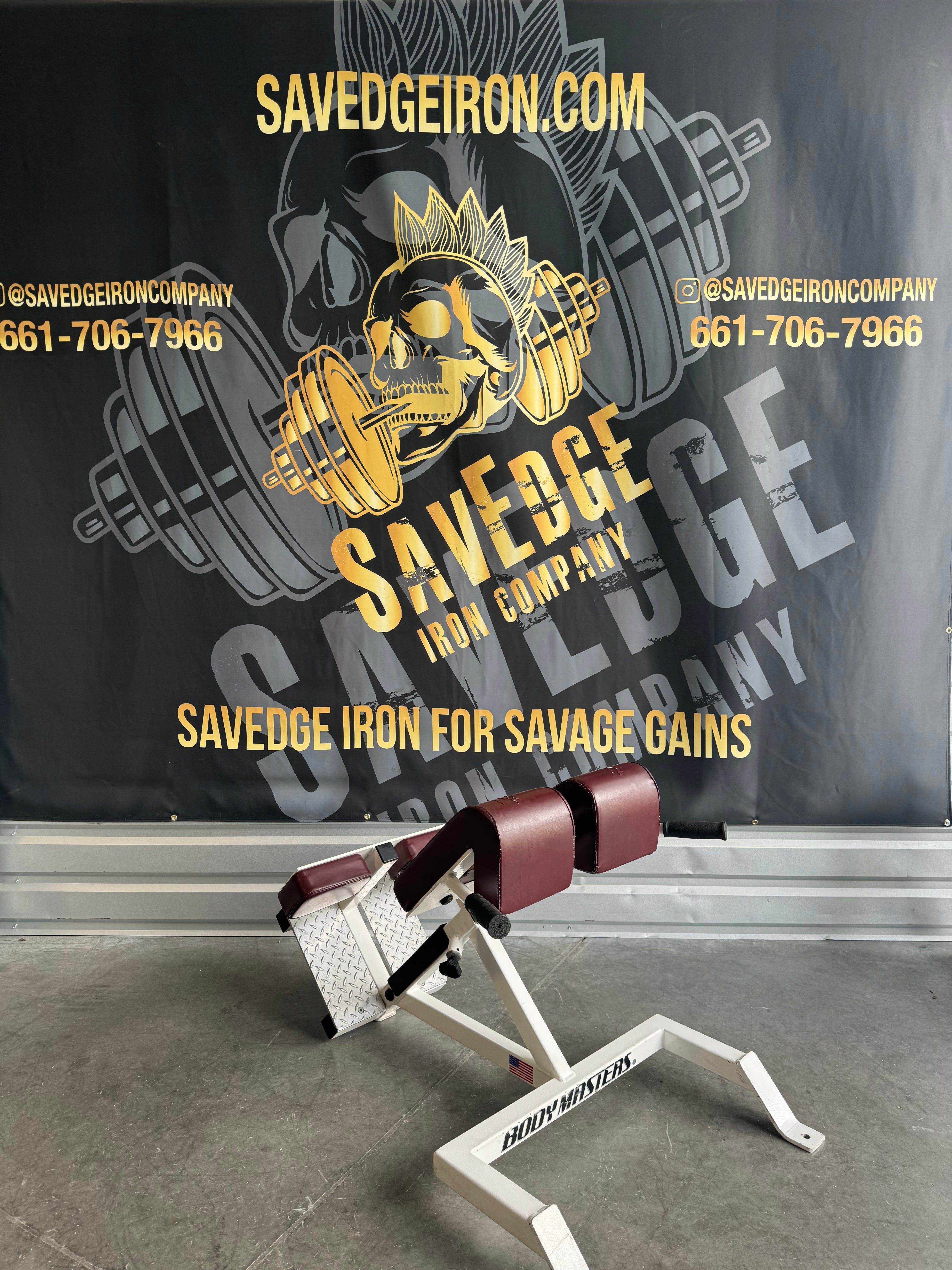 Body Masters Hyper Extension Bench