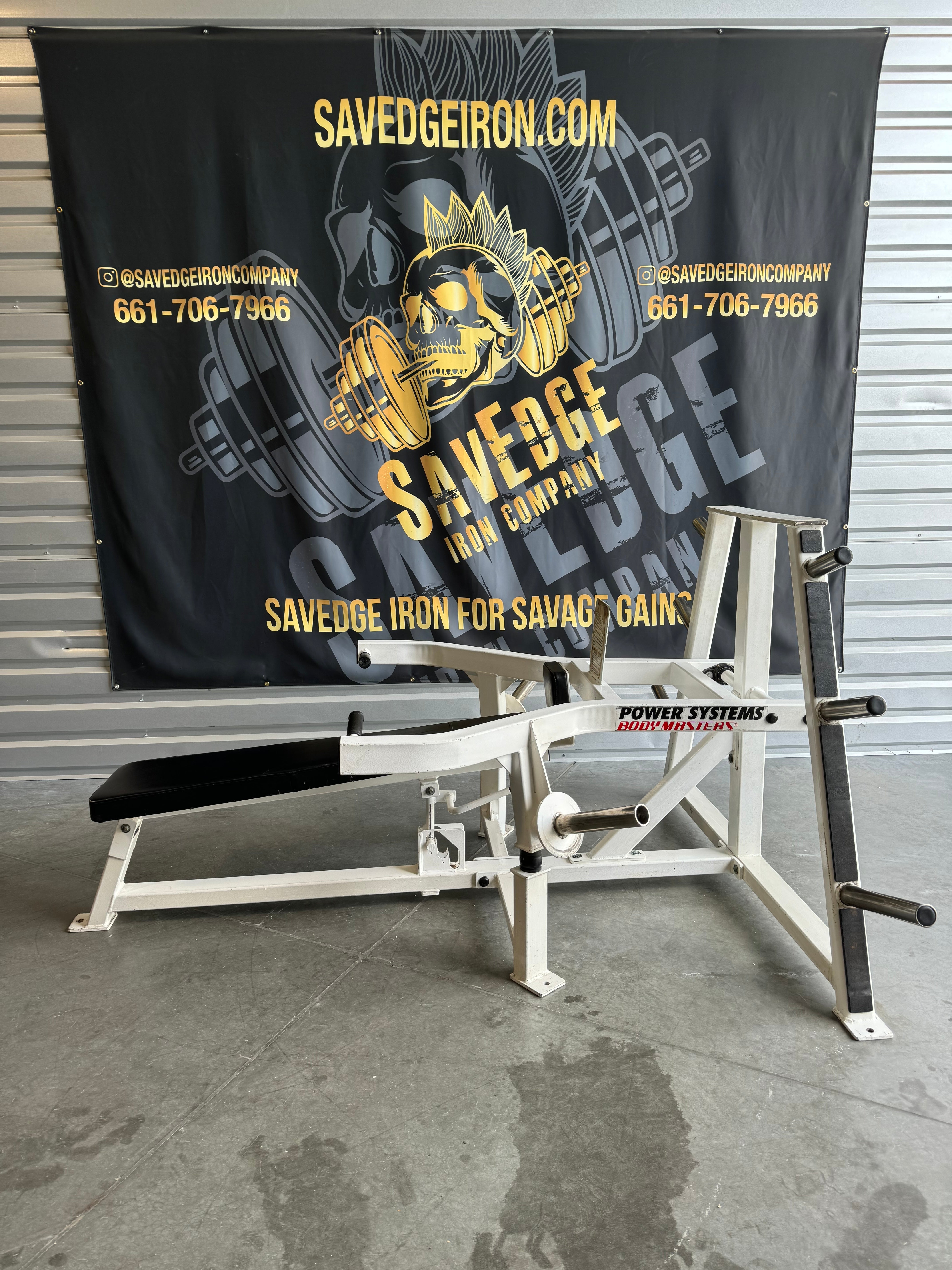 Body Masters PS100 Plate Loaded Horizontal Flat to Incline Chest Press