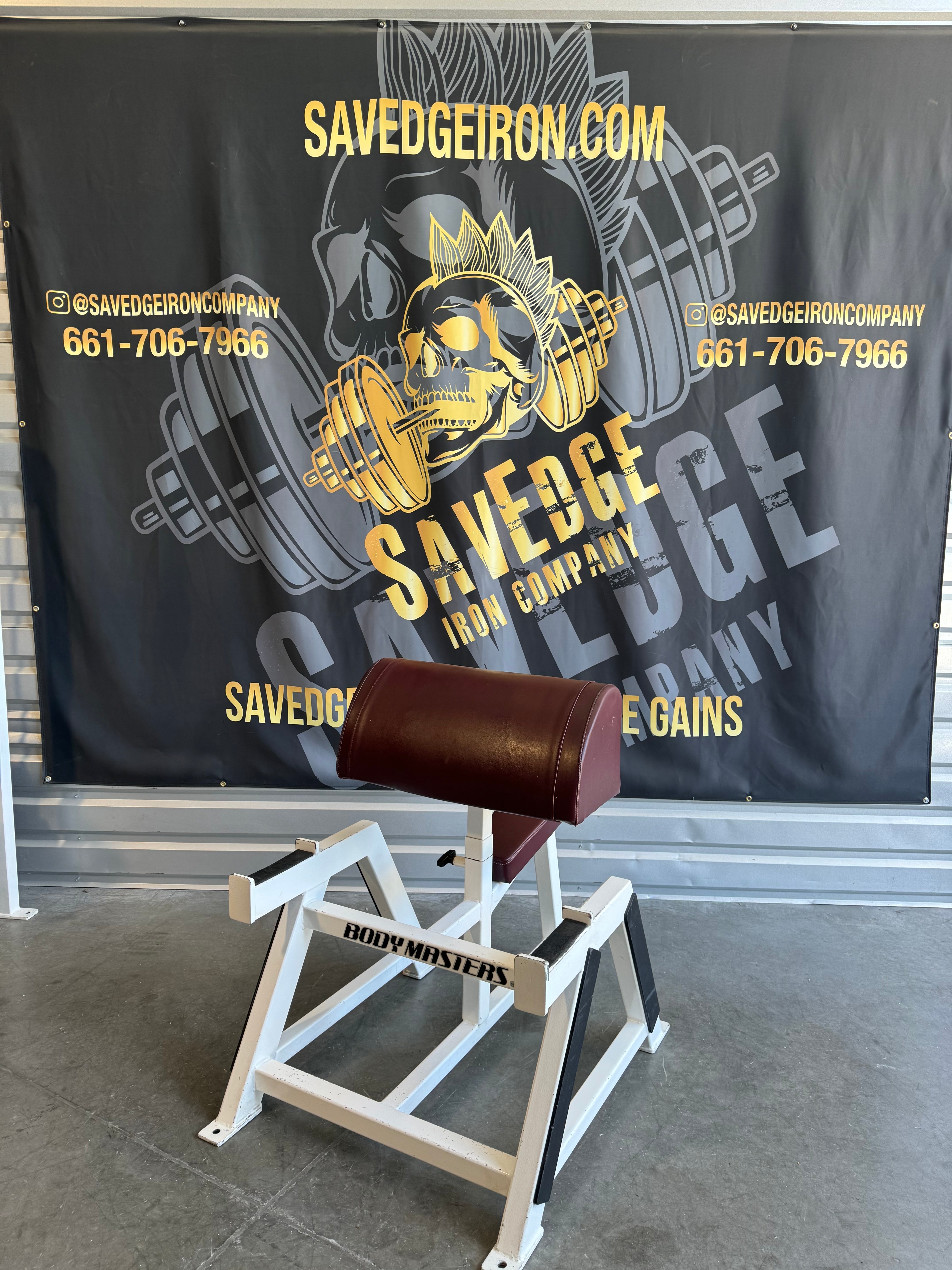 Body Masters Seated Preacher Curl & Spider Curl Combo