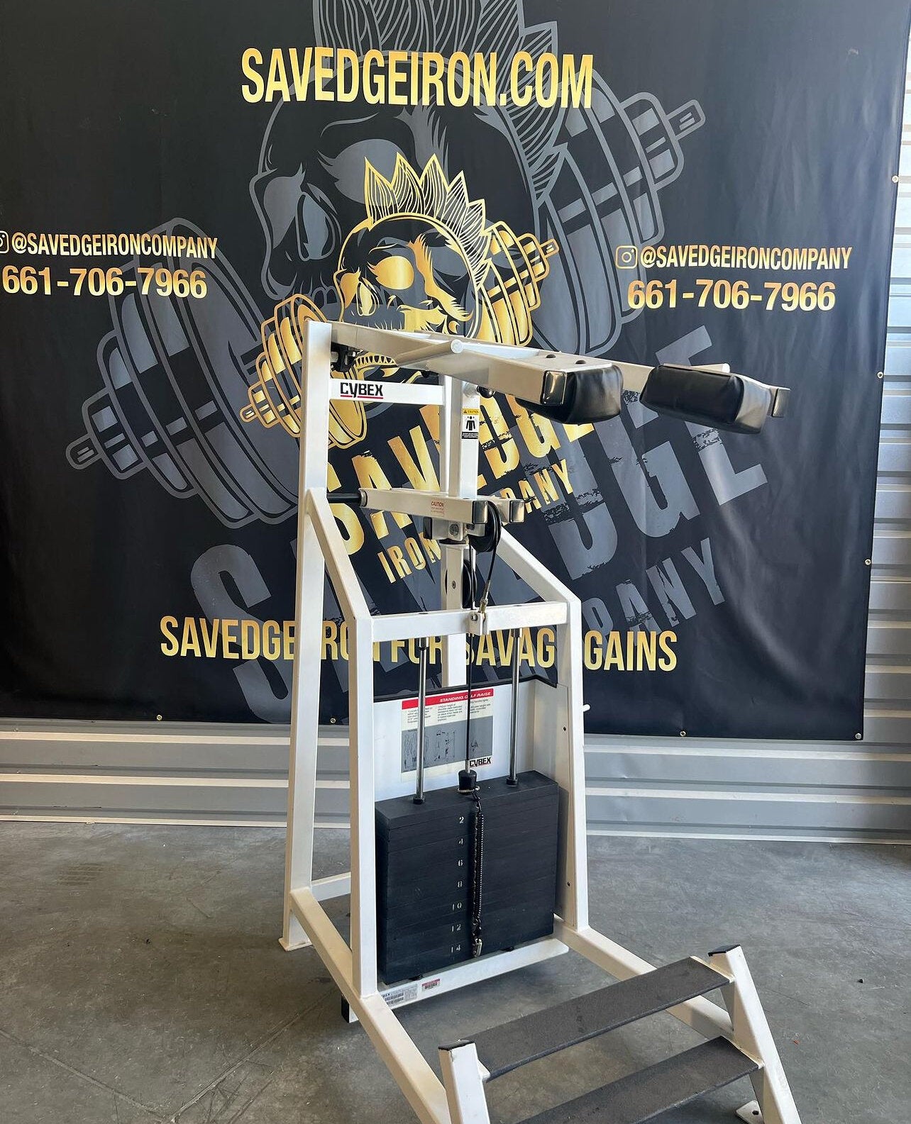 cybex calf raise machine Cybex Classic Standing Calf Raise – Savedge Iron Company