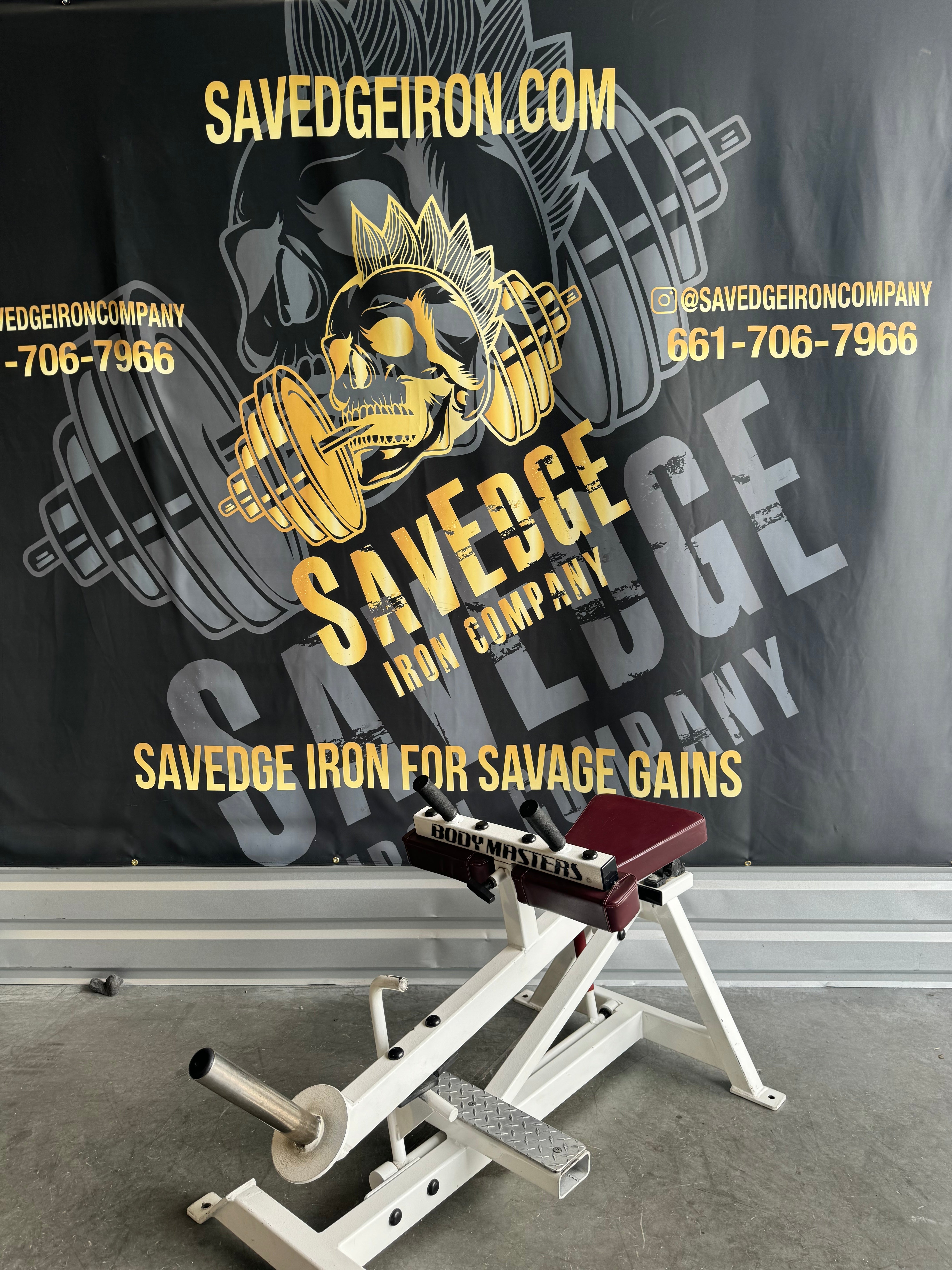Body Masters Plate Loaded Calf Machine