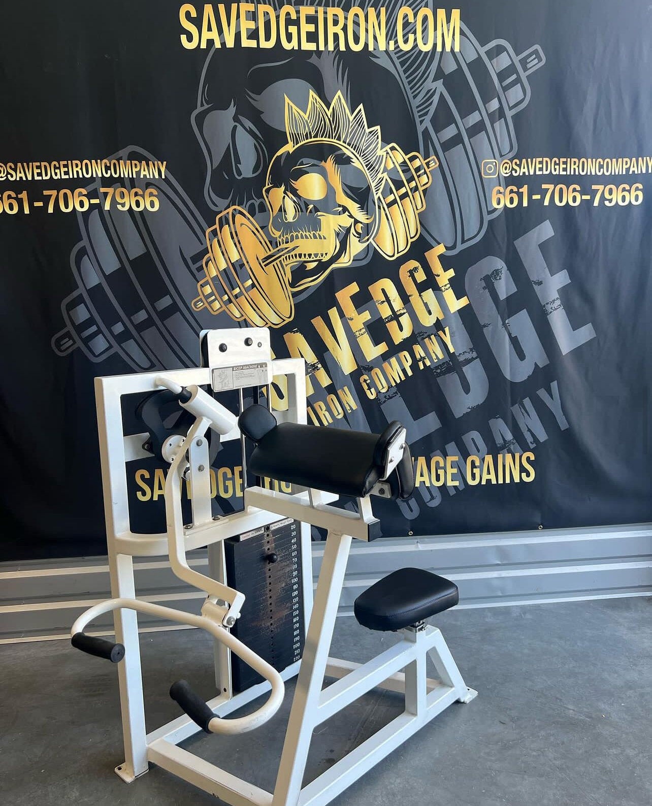 Flex Fitness Bicep Machine – Savedge Iron Company