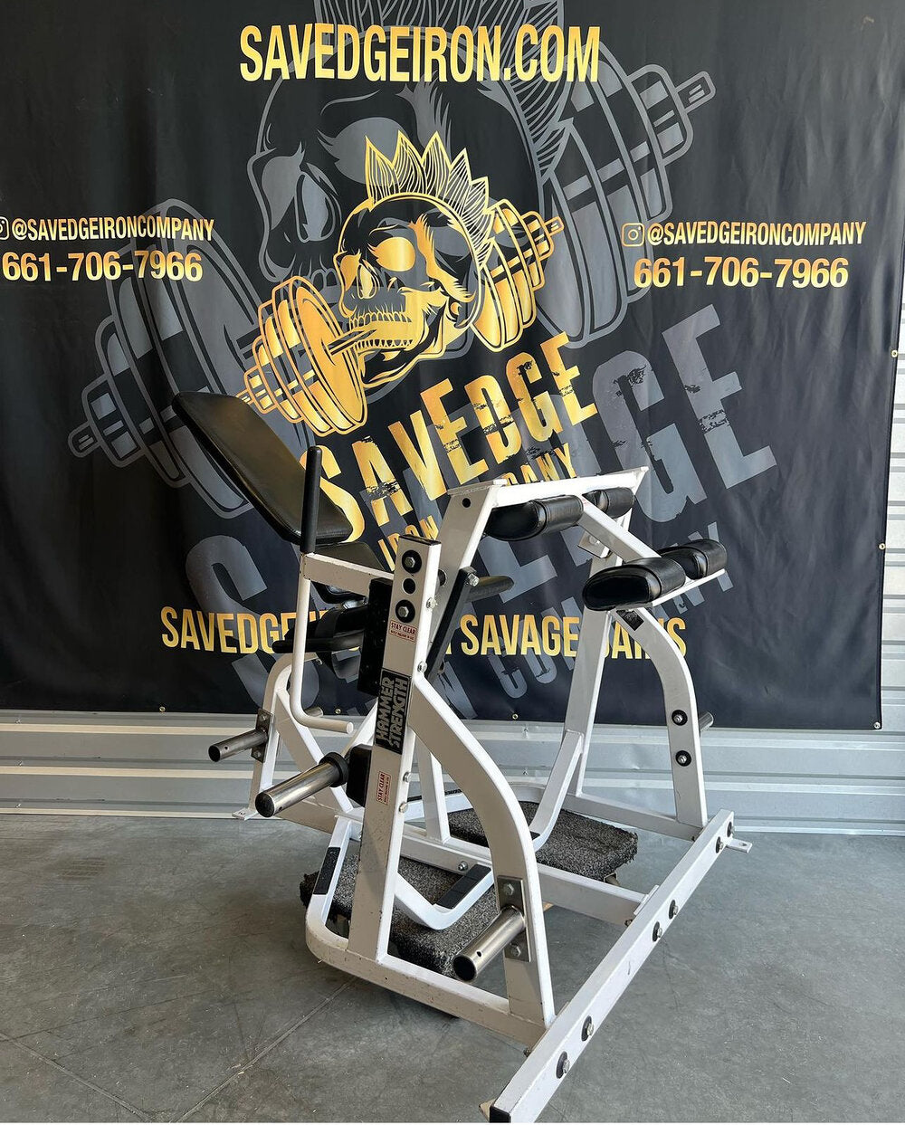 Hammer Strength Plate Loaded Seated Leg Curl