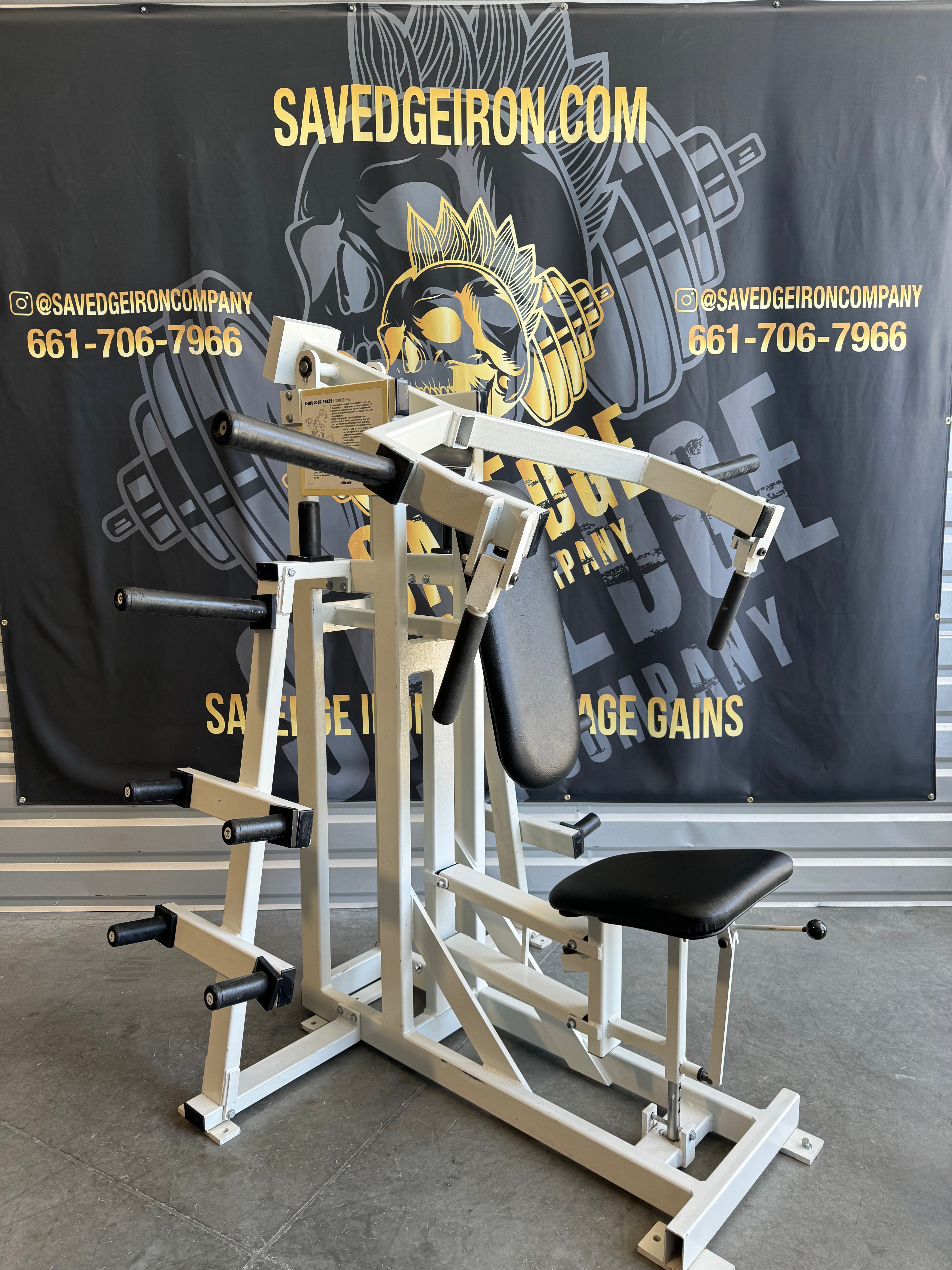MedX Avenger Plate Loaded Shoulder Press