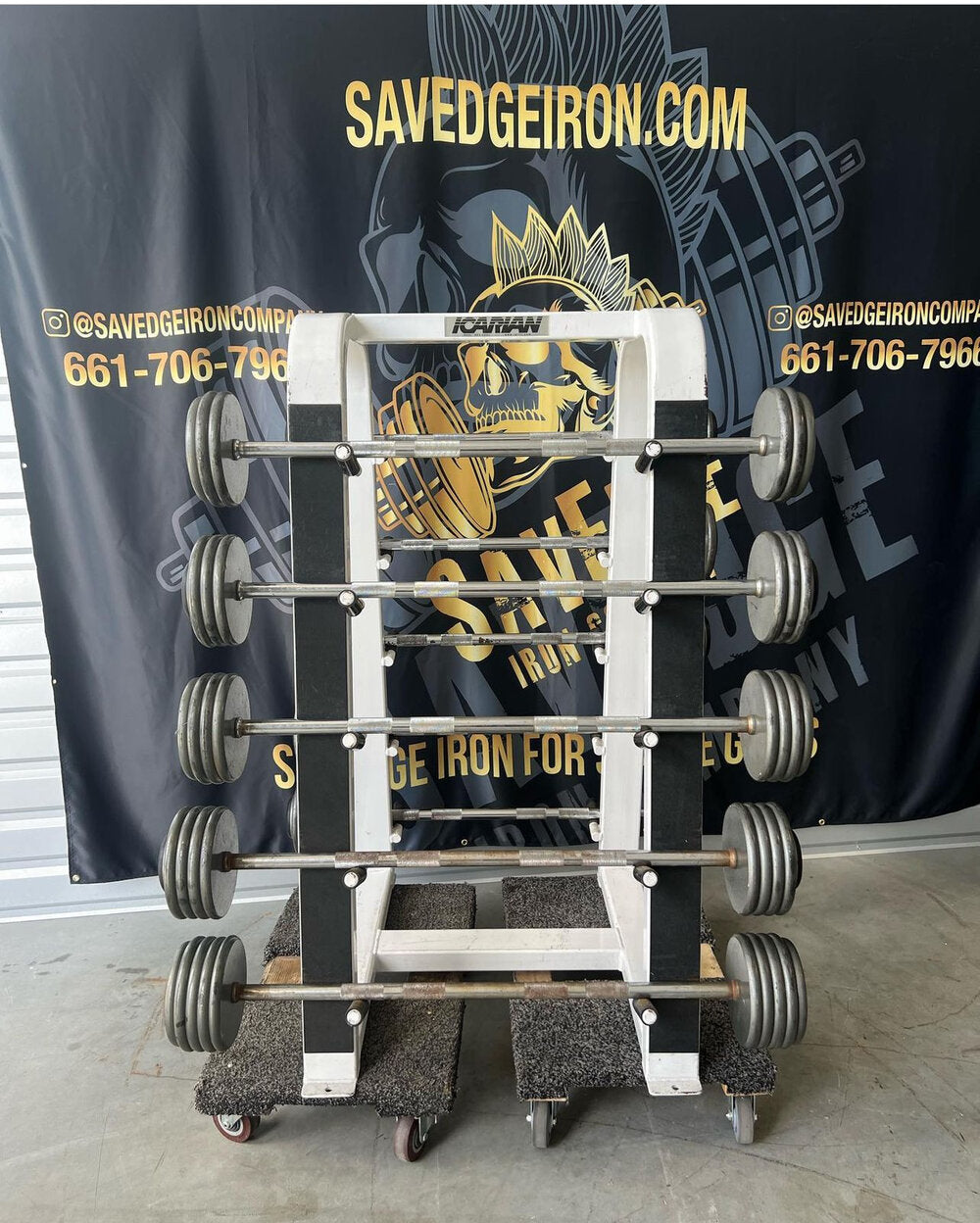 Icarian Straight/EZ Curl Racks (Racks Only)