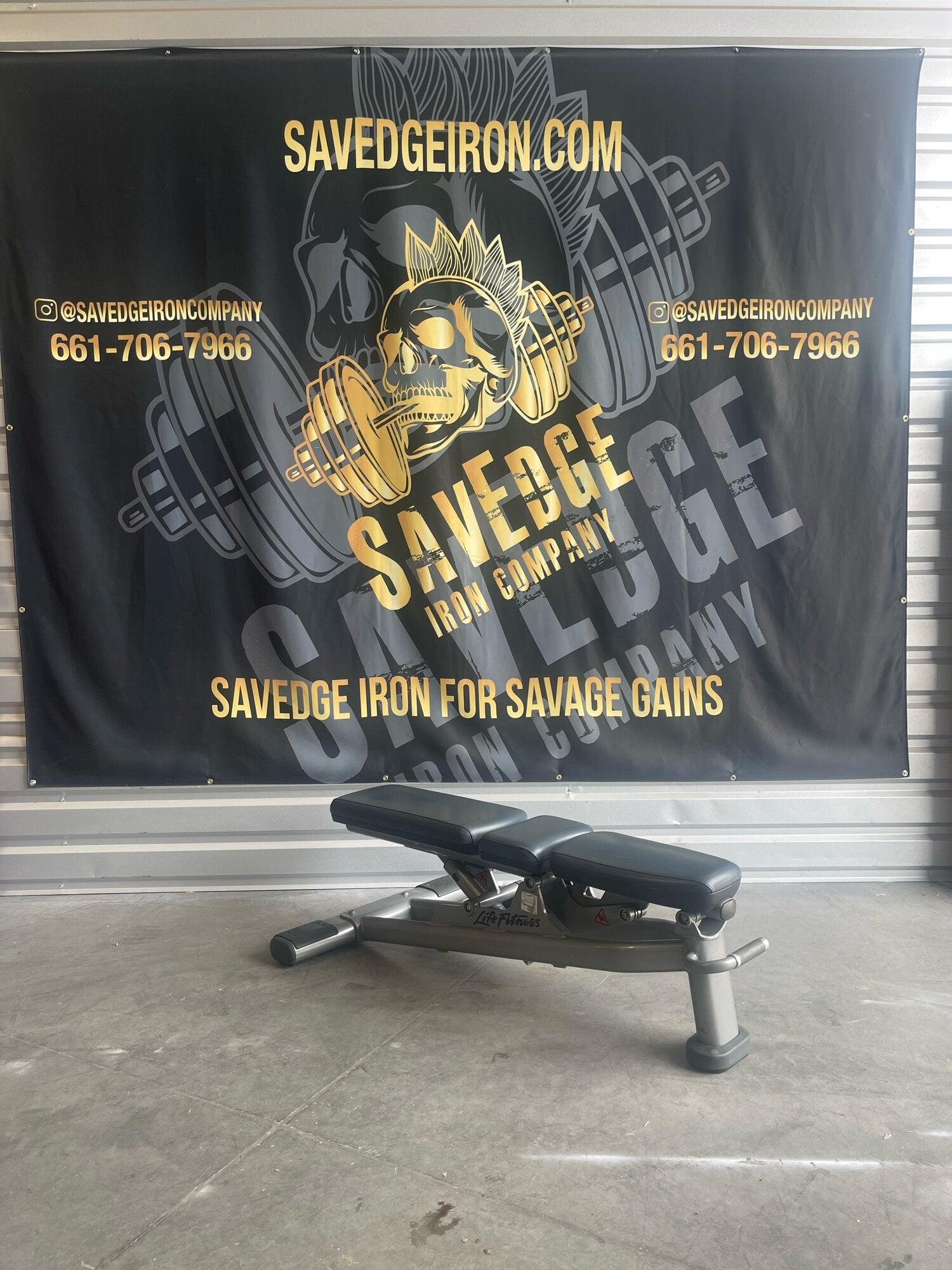 Life Fitness Adjustable Bench