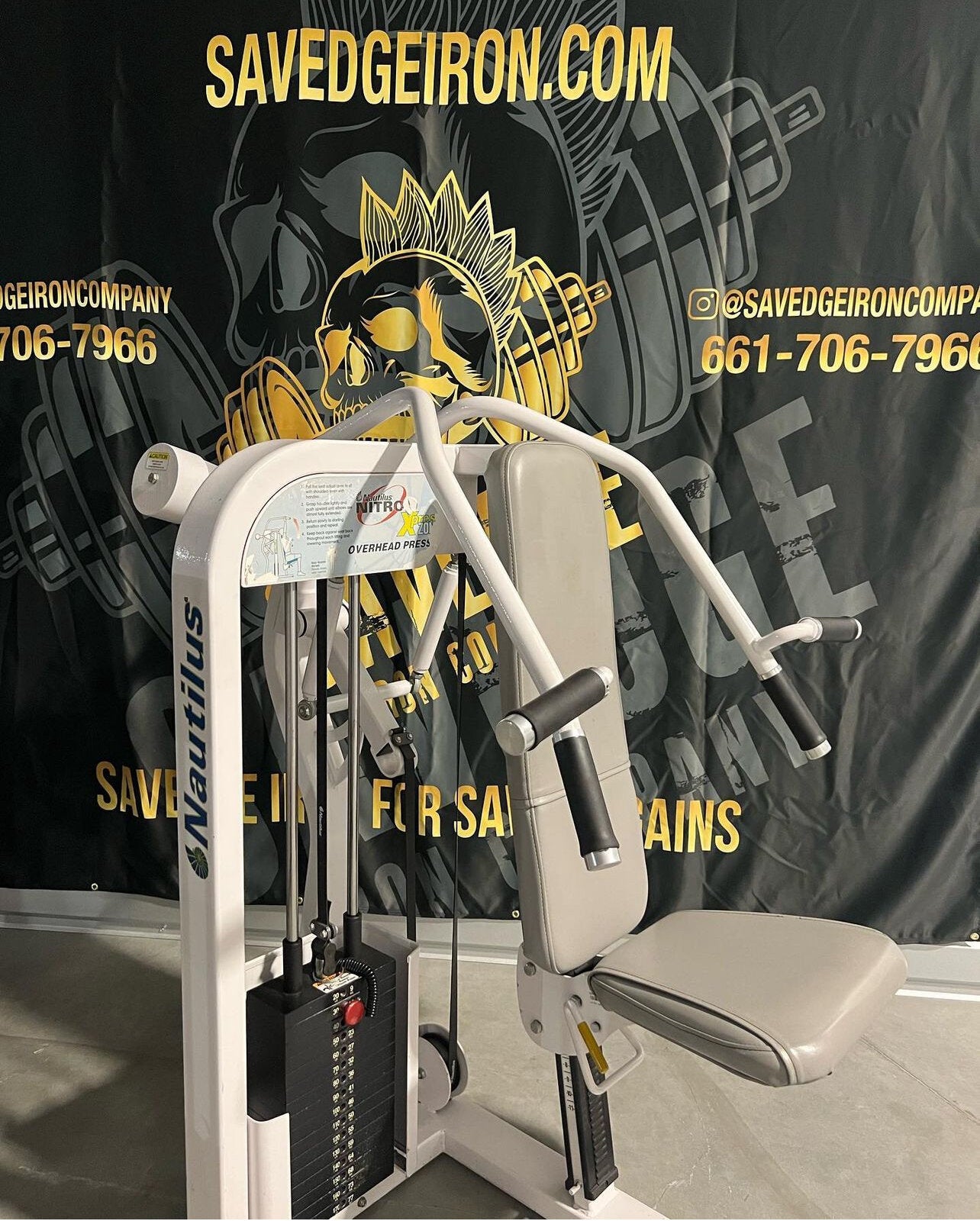 Nautilus Nitro Express Overhead Shoulder Press