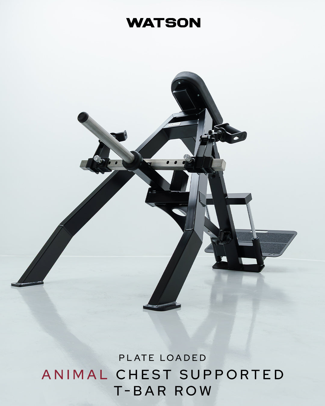 Animal Plate Loaded Chest Supported T-Bar Row.