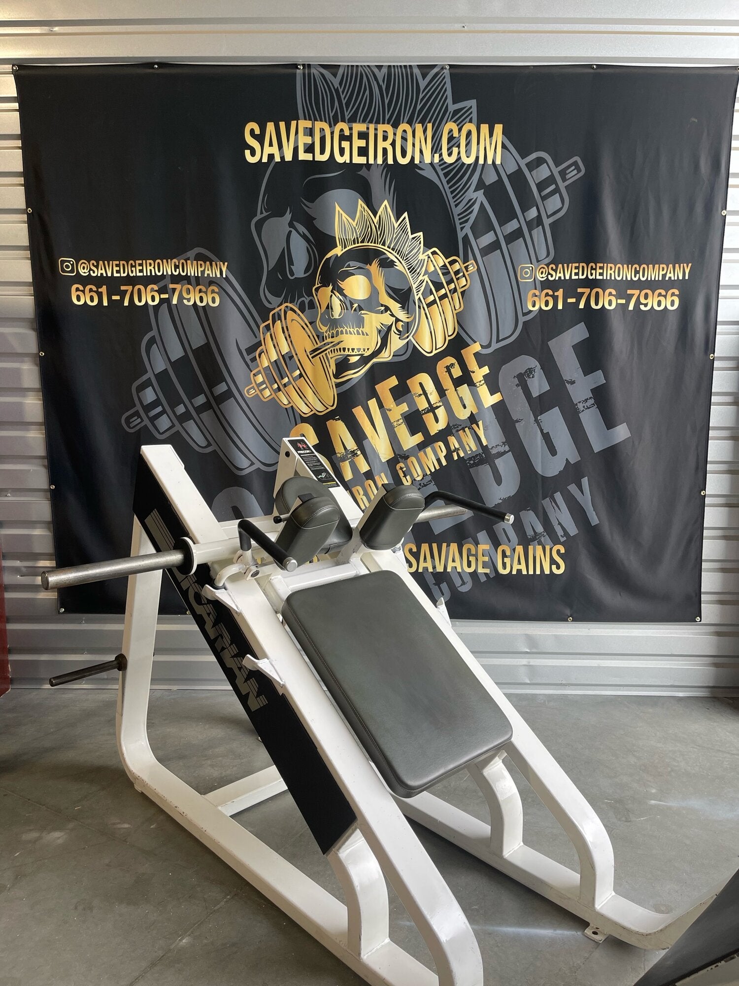 Precor/Icarian Hack Squat 603 – Savedge Iron Company