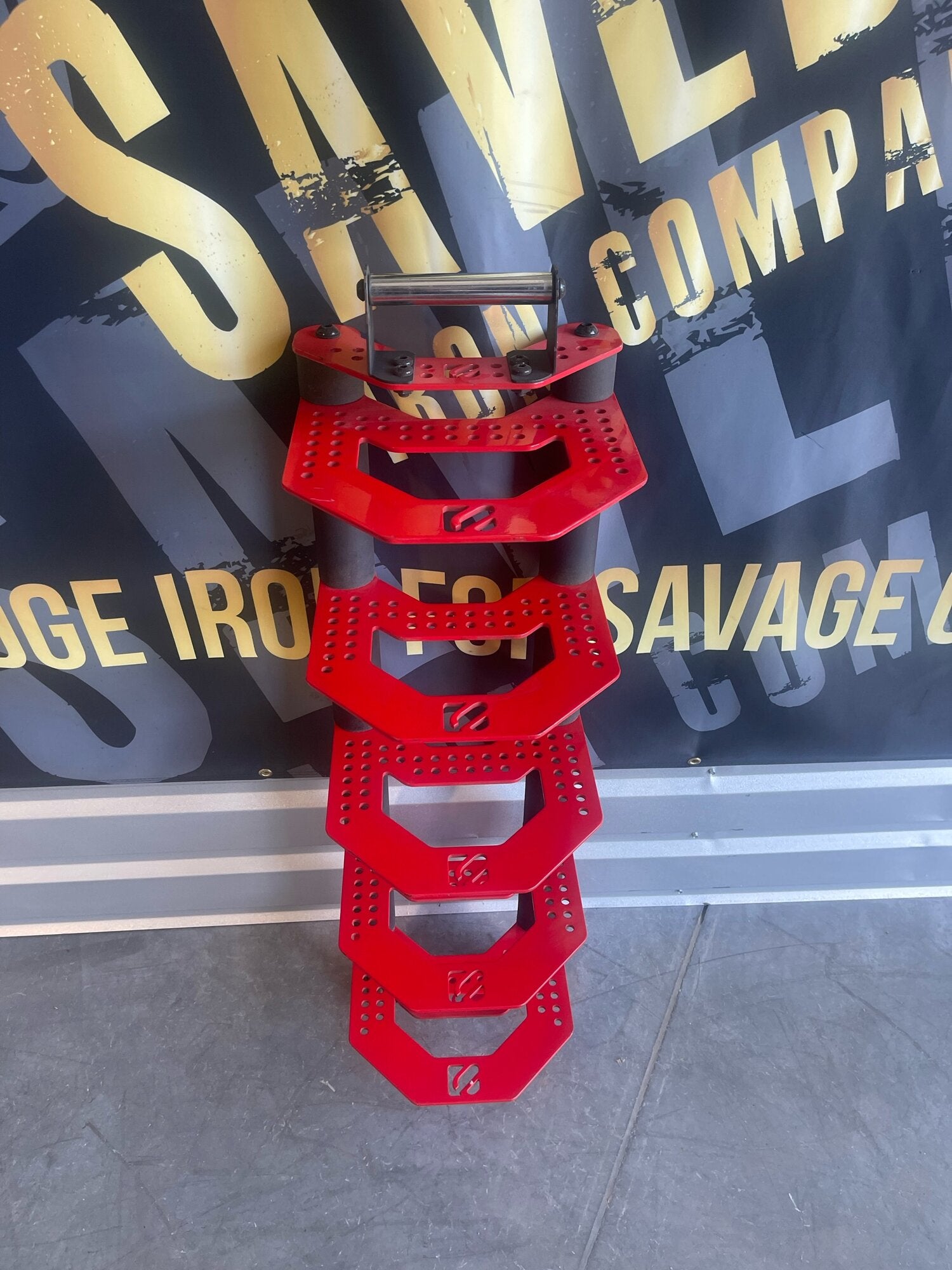 Weight Plate Holder w/ Wheels