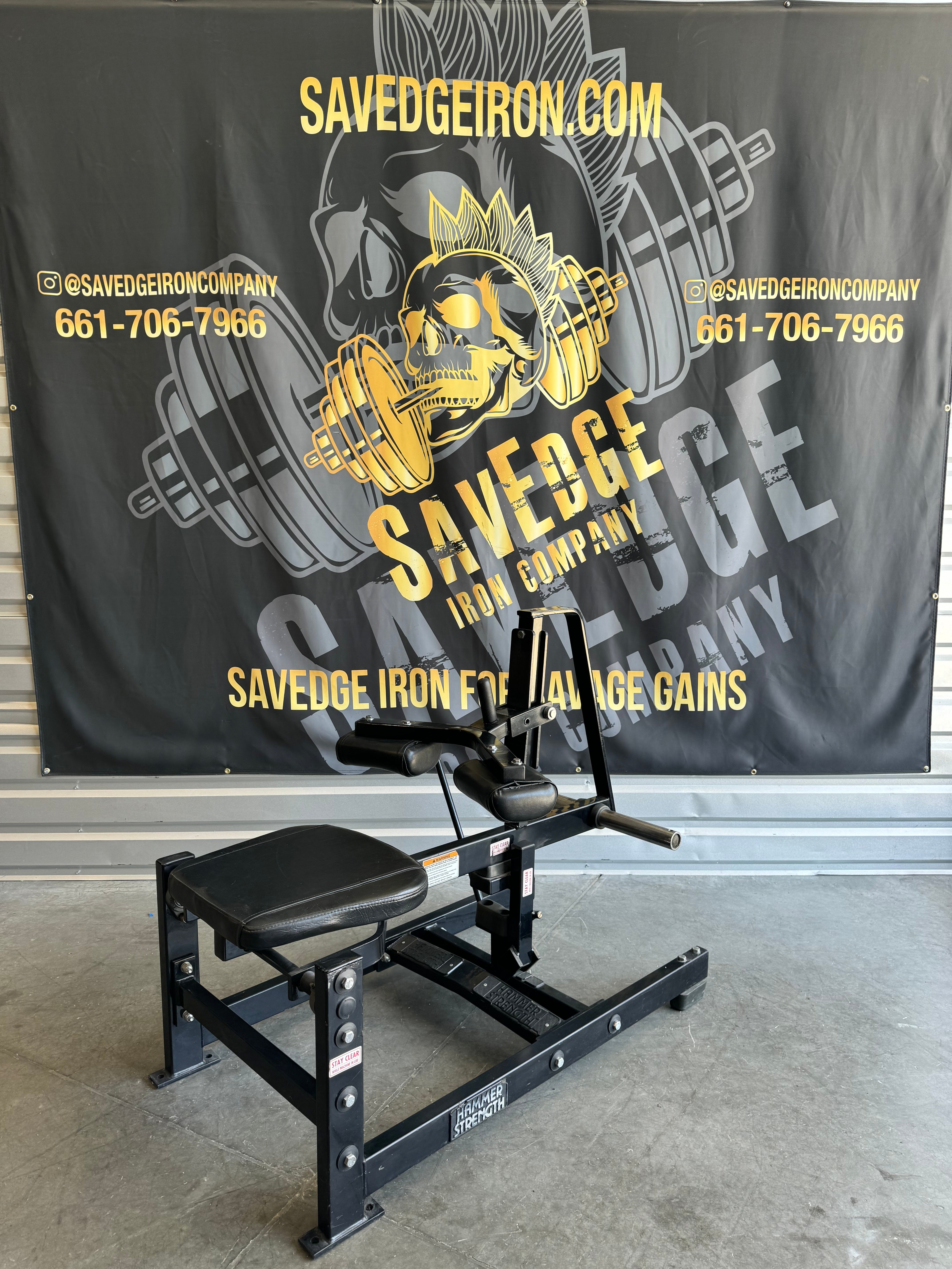 Hammer Strength Seated Plate Loaded Calf