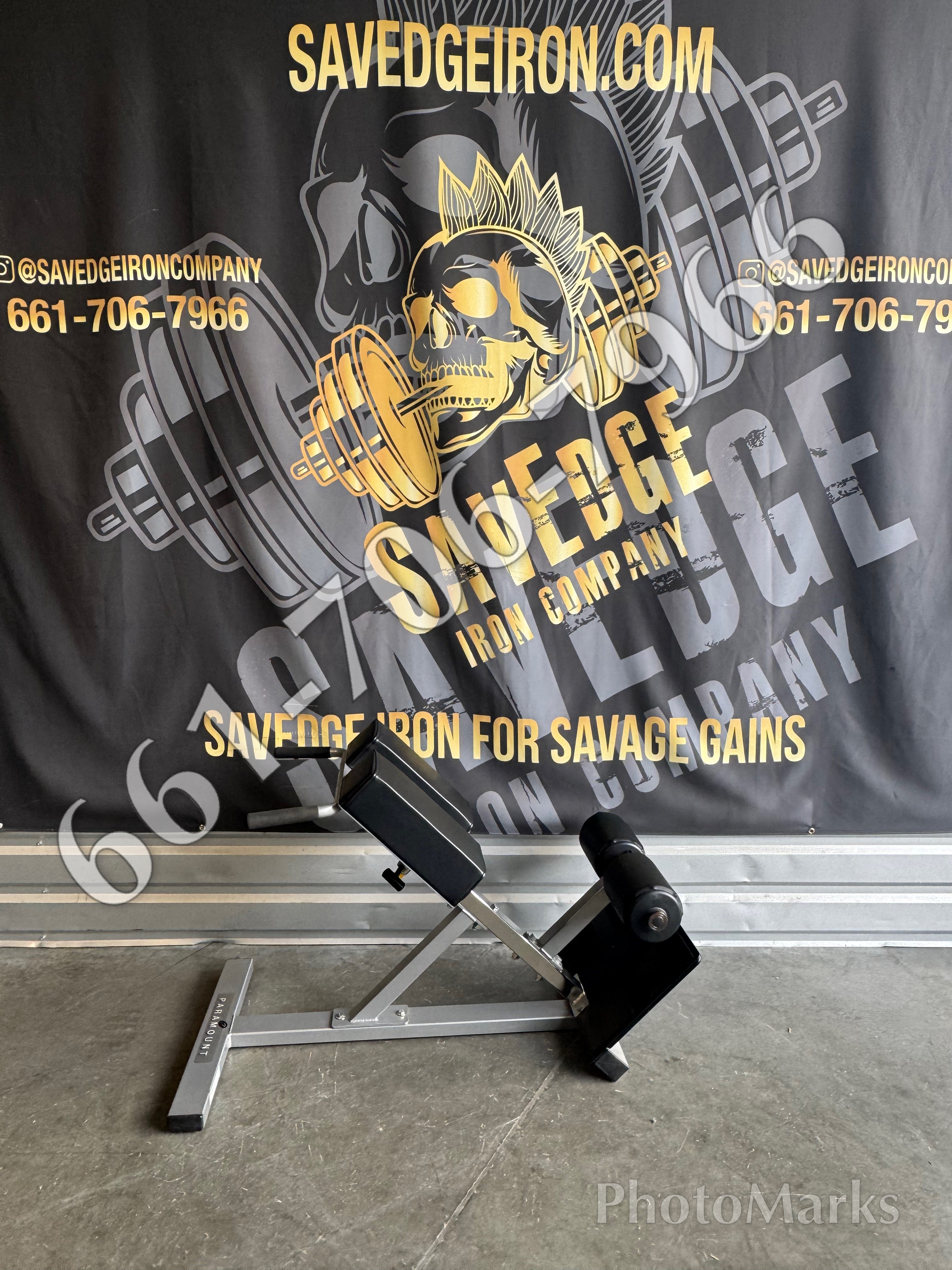 Paramount Hyper Extension Bench – Savedge Iron Company