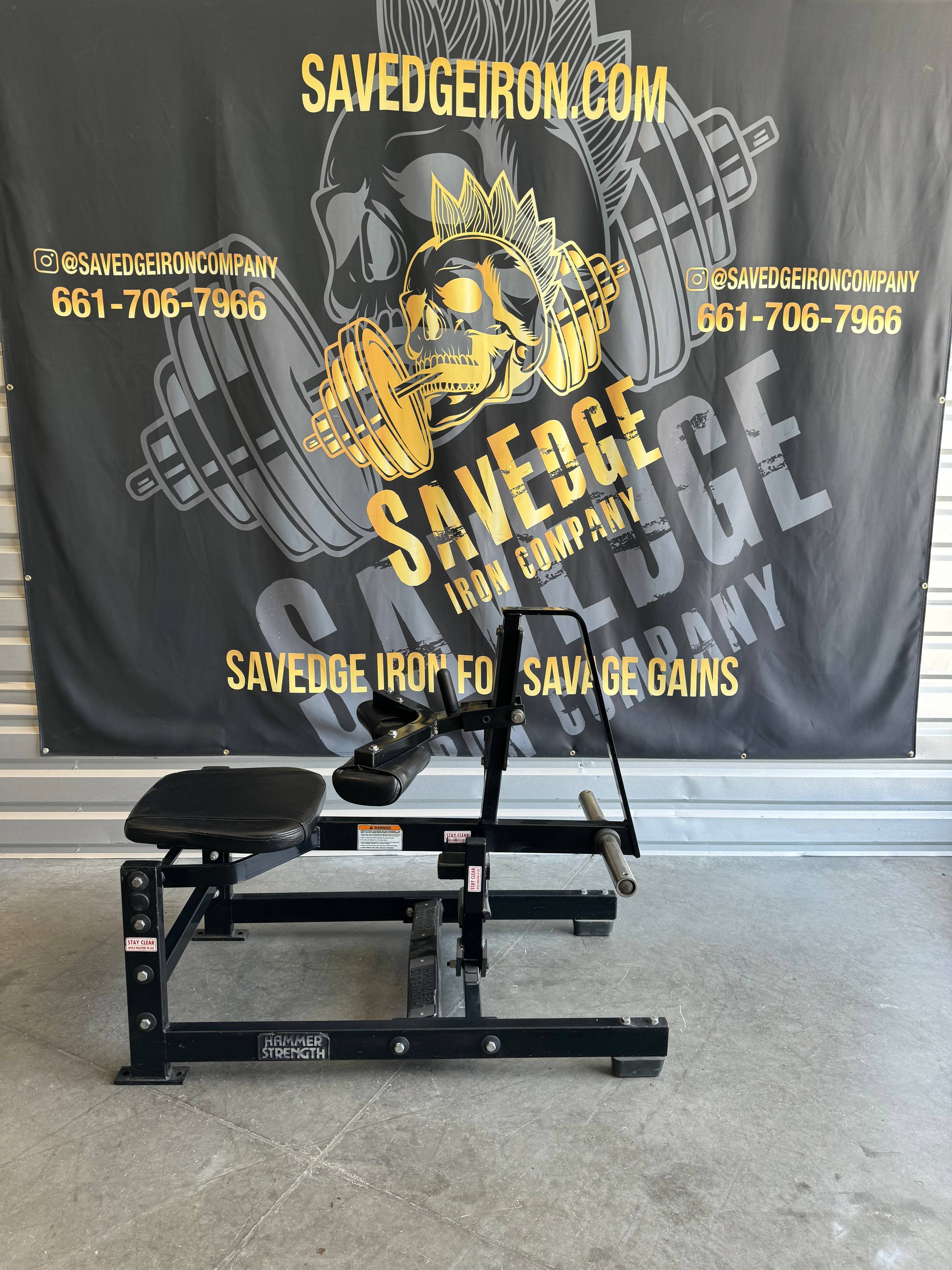 Hammer Strength Seated Plate Loaded Calf