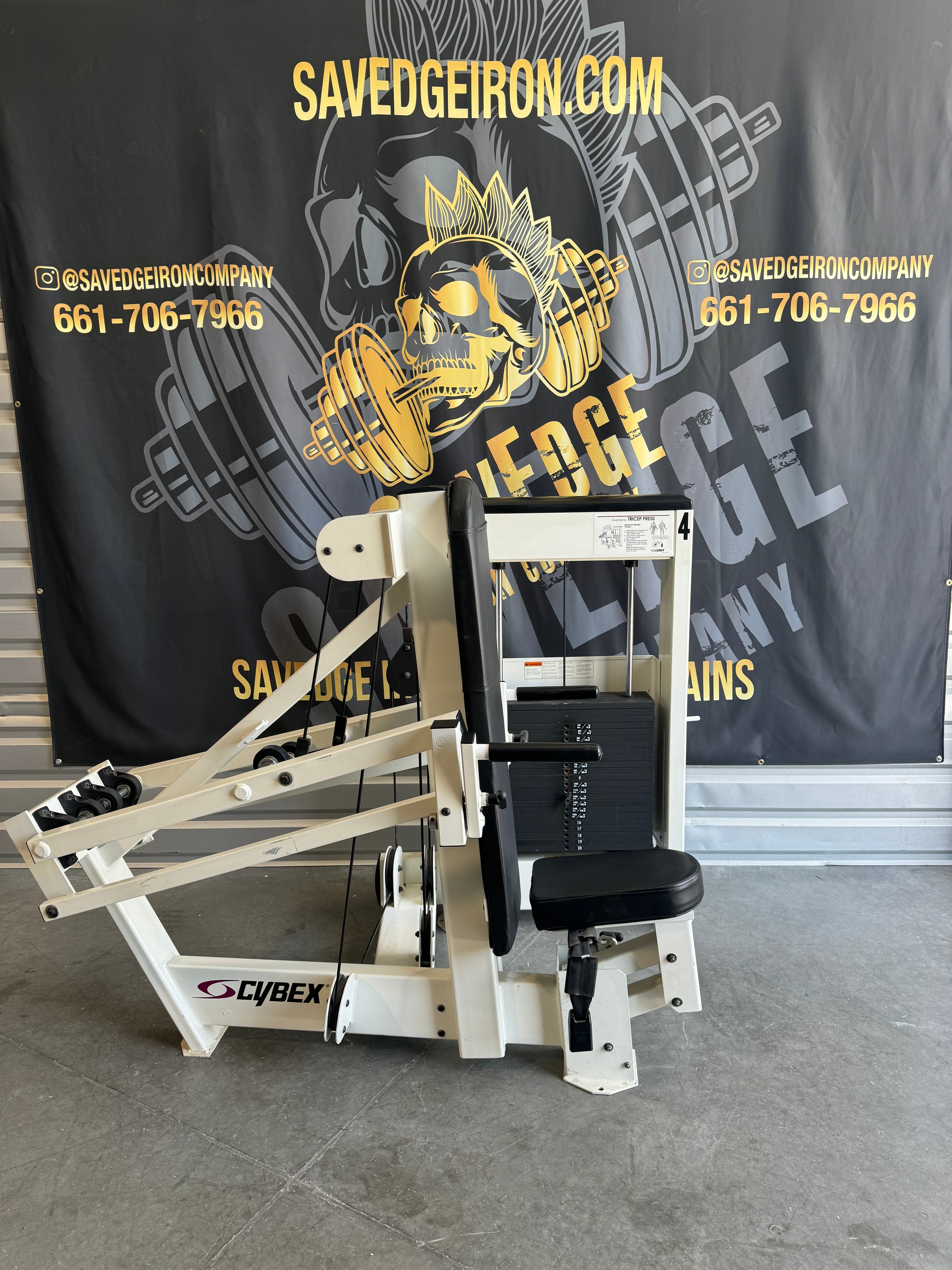 cybex galileo cable crossover Cybex Galileo Tricep Press – Savedge Iron Company