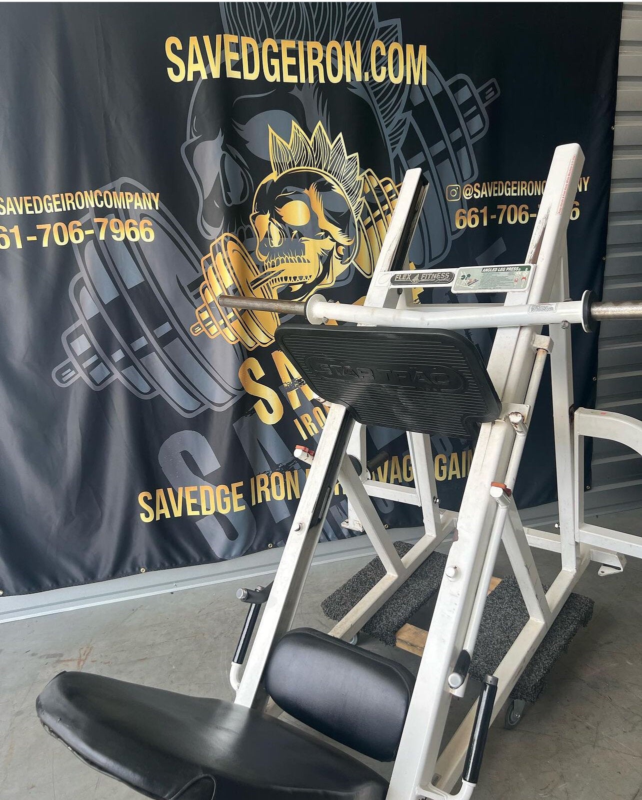 Flex Fitness 45° Leg Press – Savedge Iron Company