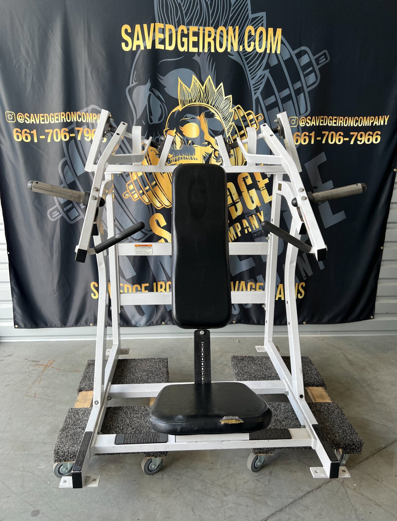 Hammer Strength ISO Lateral Super Incline – Savedge Iron Company