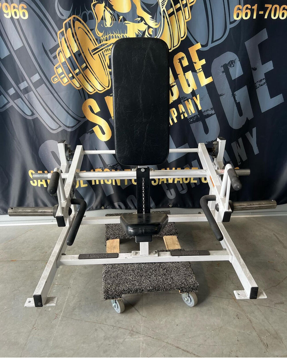 Hammer Strength Seated/Standing Shrug – Savedge Iron Company