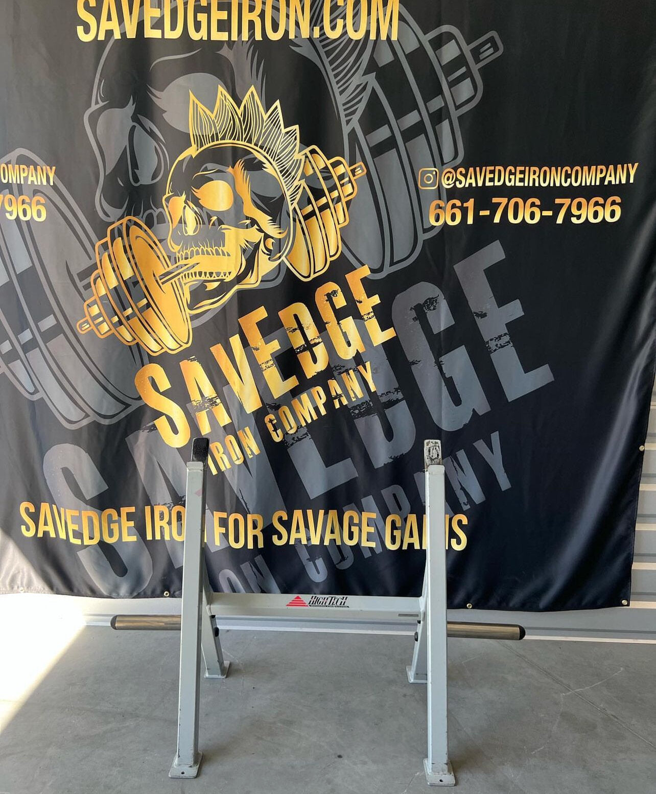 Small Curl Rack HighTech Standing Curl Rack – Savedge Iron Company